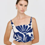 Τοπ εμπριμέ με τιράντες