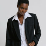 Σακάκι με γιακά πουκαμισου