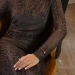 Φόρεμα μάξι ζιβάγκο snake print