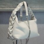 Braid leather bag