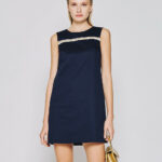 Φόρεμα μίνι με κεντήματα στρας