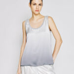 Τοπ σατέν με ριπ