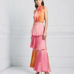 Φούστα ντεγραντέ με βολάν