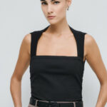 Top with side ruching