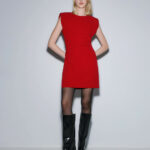 Mini dress with ruching