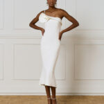 Long dress with a flower