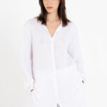 Gauze oversized shirt