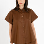 Poplin short sleeve shirt