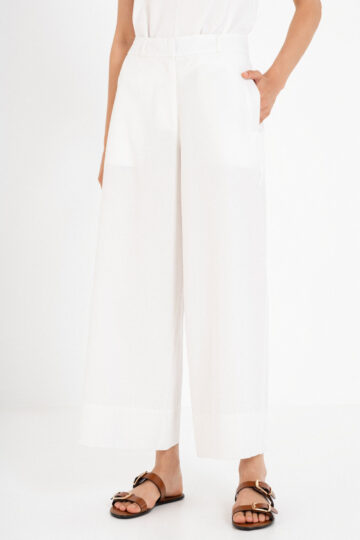 Cotton lyocell jupe culotte