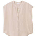 Gauze loose shirt