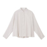 Satin fine ecovero long sleeve dress