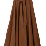 Poplin skirt