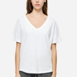 Oversized T-Shirt With V Neckline