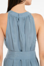 Cupro halter neck dress - Image 4