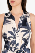 Satin print jumpsuit - Image 2