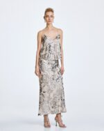Tulle top with sequins - Image 4