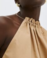 Halter top with a metallic detail - Image 2