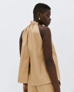Halter top with a metallic detail - Image 3