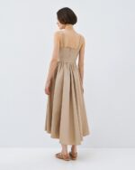 Midi wrap dress with straps - Image 6