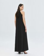 Maxi halter dress with metallic details - Image 13