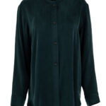 Cupro viscose oversized shirt