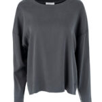 Satin sandwashed top