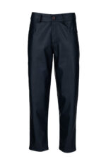 Leather regular pants - Image 2