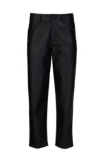 Leather regular pants - Image 3