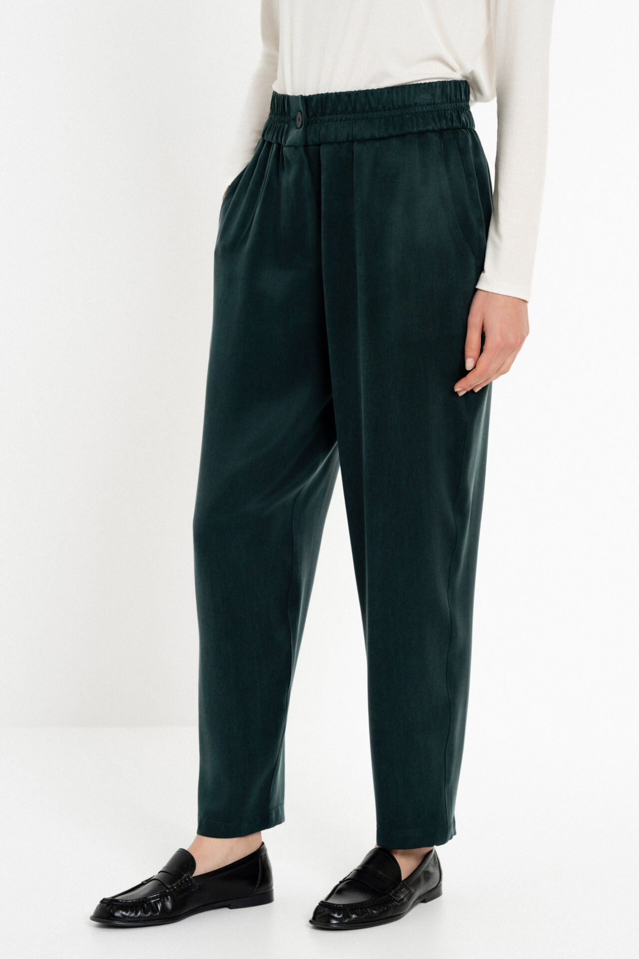 Nikos Psathoyiannakis Cupro viscose jogger pants - Image 1