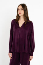 Cupro viscose blouse