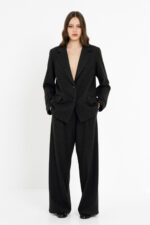 Heavy T/R wide leg pants - Image 2