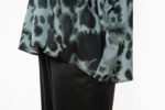 Satin print oversized shirt - Image 3