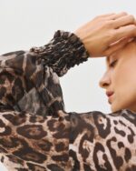 Oversized leopard-print shirt - Image 2