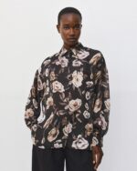 Semi-sheer floral shirt - Image 2