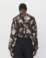 Semi-sheer floral shirt - Image 4