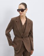 Blazer with elasticated waist