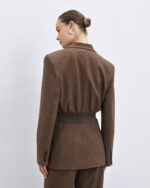 Blazer with elasticated waist - Image 4