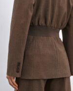 Blazer with elasticated waist - Image 5