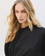 Mini dress with knot and lace - Image 3