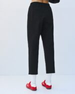Pants with elasticated waist and rhinestones - Image 2